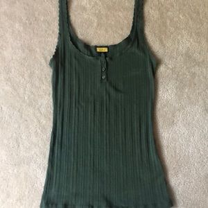 Prince & Fox army green tank top